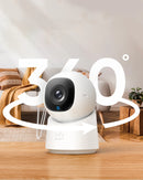 Eufy Indoor Cam C220 2K Pan & Tilt - White - كاميرا داخلية منزلية - يوفي انكر - كفالة 12 شهر