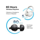 UGREEN Studio Max2 USB-C AI Call Noise Reduction Headphones - Light Gray [b] - سماعة رأس بلوتوث - يوجرين - خاصيه عزل الضوضاء - كفالة 12 شهر