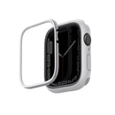UNIQ Moduo Apple Watch Case with Interchangeable PC Bezel -40/41mm / 45/44mm -Chalk/Stone Grey [C] -  كفر + حماية شاشة - ساعة الابل واتش