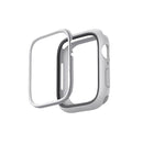 UNIQ Moduo Apple Watch Case with Interchangeable PC Bezel -40/41mm / 45/44mm -Chalk/Stone Grey [C] -  كفر + حماية شاشة - ساعة الابل واتش