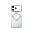 Levelo Apollo Magsafe Case With Kickstand For iPhone 18 Pro/Pro Max - Light Blue - كفر حماية عالية - ماغ سيف - سلسلة ايفون 18 - ليفيلو