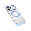 Levelo Apollo Magsafe Case With Kickstand For iPhone 18 Pro/Pro Max - Light Blue - كفر حماية عالية - ماغ سيف - سلسلة ايفون 18 - ليفيلو
