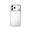 Levelo Tapa Magsafe Matte TPU+PC Case For iPhone 18 Pro/ Pro Max – White - كفر حماية عالية - ماغ سيف - سلسلة ايفون 18 - ليفيلو