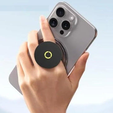 Baseus MagPro Series II Magnetic Ring Phone Holder - Black [B] - مسكة دائريه مغناطيس وستاند + ماغ سيف