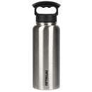 Fifty Fifty Vacuum Insulated Bottle 3 Finger Lid 1L (Stainless Steel) [C] - مطارة حافظة للحرارة + مسكه