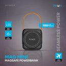 PAWA Mag Mini Magsafe Powerbank 10000mAh Black [O]- بطارية متنقلة - باوا - سعة 10000 + تايب سي - مع ماغ سيف - كفالة 24 شهر