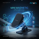 Pawa Mini Magnetic Phone Holder-Black - ستاند سيارة مناسب لجميع انواع الاجهزة - قاعدة لزق