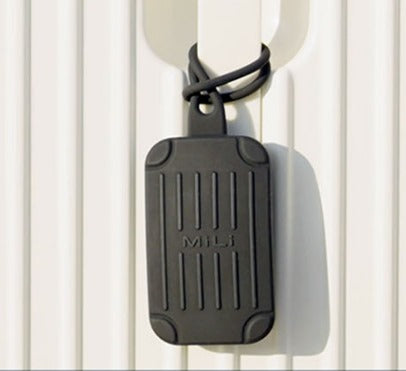 MiLi MiTag Plus Luggage Tag - Black [B] - قطعة تتبع + كفر تاغ مناسب لجميع انواع الحقائب - لتتبع مستلزماتكم الشخصية - معتمدة من ابل - كفالة 12 شهر