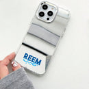 Noufa Mirror Case with Your Customization Letter - كفر مراية - الكفر + التصميم + الطباعة - سيتم التواصل معكم لتحديد الكلمات والالوان والصور