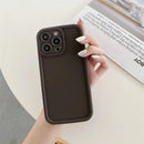 Luxxury Cute Matte Liquid Silicone Crossbody brown - كفر سيليكون مع خيط علاقة