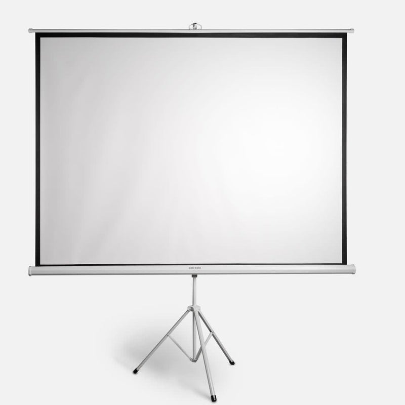 Porodo 100" Projection Screen With Tripod Stand [H] - شاشة عرض للبروجيكتور + ستاند - 100 انش -