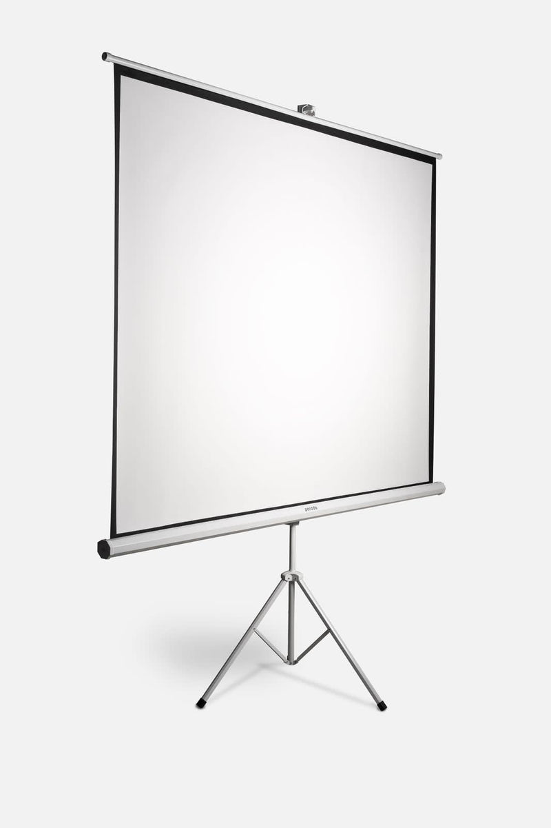 Porodo 100" Projection Screen With Tripod Stand [H] - شاشة عرض للبروجيكتور + ستاند - 100 انش -