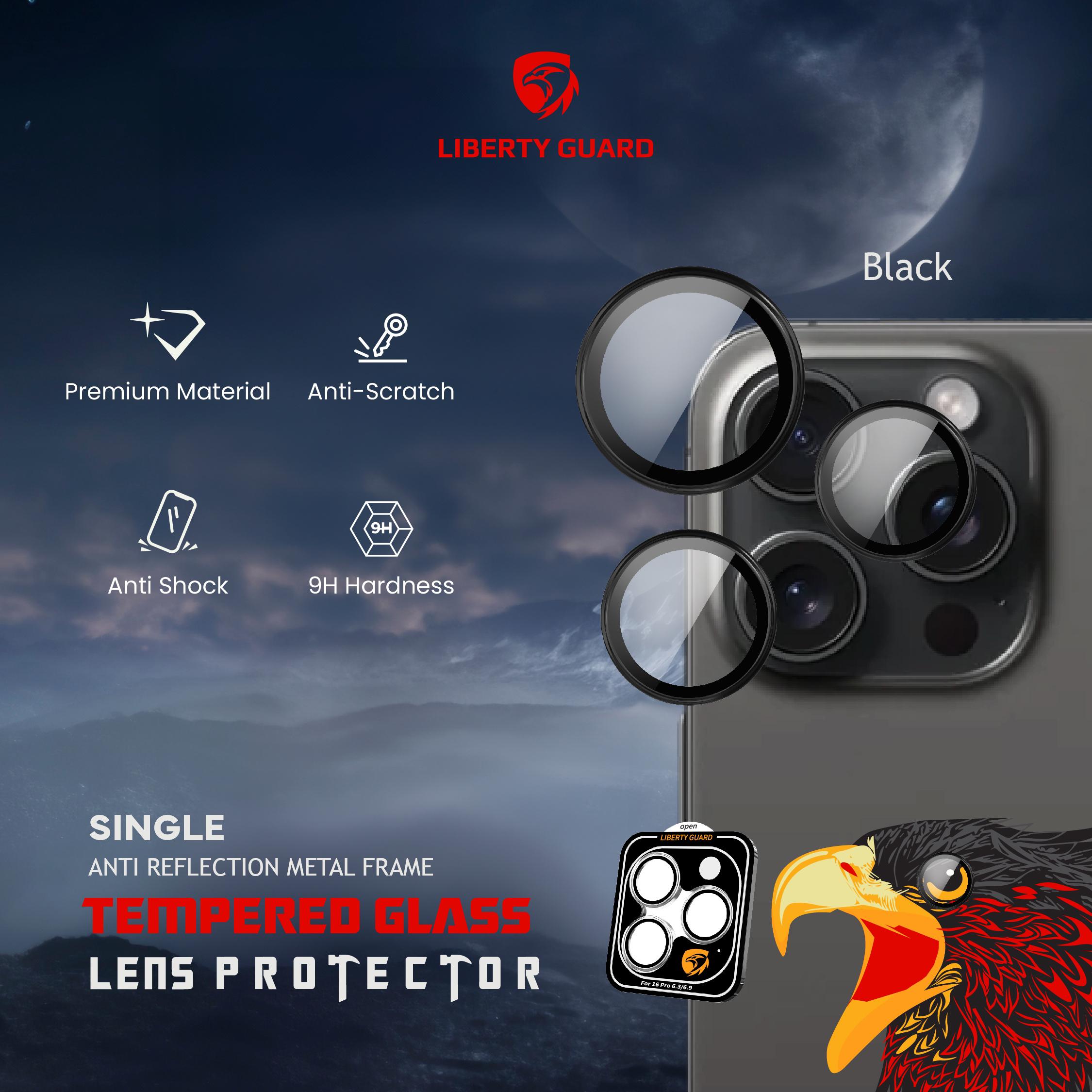 Liberty Guard Camera Lens With Installation Kit 16Pro/ProMax - Black T