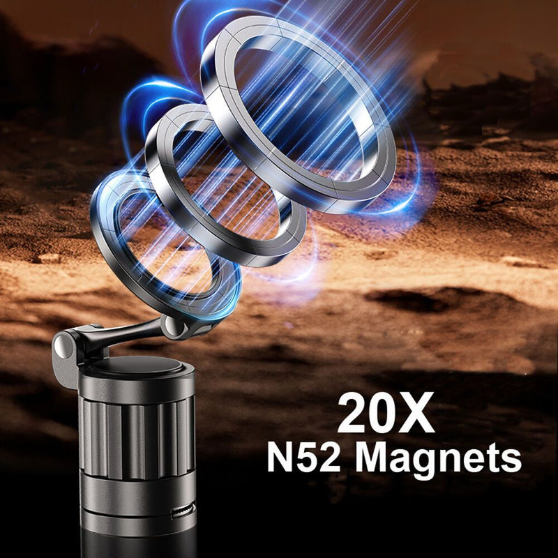 TRAVEL MAGNETIC PHONE HOLDER STRONG MAGSAFE STAND – Black - ستاند للسفر والرحلات - ماغ سيف - متعدد الاستخدام - مناسب لجميع انواع الاجهزة