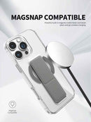 Snap Grip with Magsafe Strong Magnetic Clear Case [H] كفر حماية -ماغ سيف - ماسكه وستاند بالطول والعرض - مغناطيس - شفاف