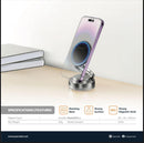 Porodo Vacuseal Magsafe Magnetic Mount - Black [O] - ستاند سيارة مناسب لجميع انواع الاجهزة - دوران 360 درجة - ماغ سيف - بورودو