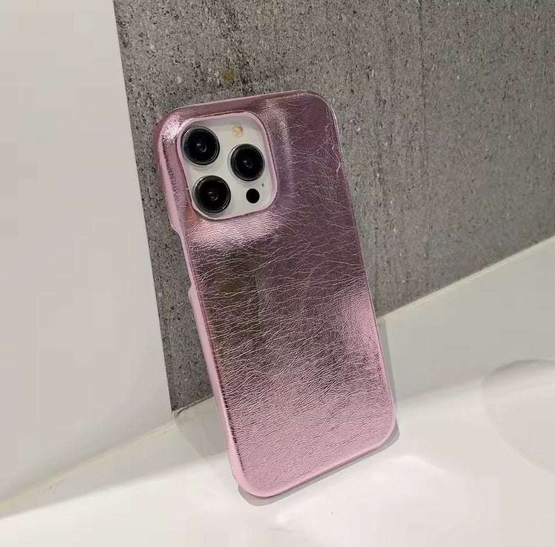 Noufa Glitter Case - Rose gold - كفر جليتر يمكنكم اختيار احرف للطباعه على الكفر - سيتم التواصل معكم بعد الطلب - لتحديد الكلمات والالوان