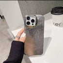 Noufa Glitter Case - Silver - كفر جليتر يمكنكم اختيار احرف للطباعه على الكفر - سيتم التواصل معكم بعد الطلب - لتحديد الكلمات والالوان