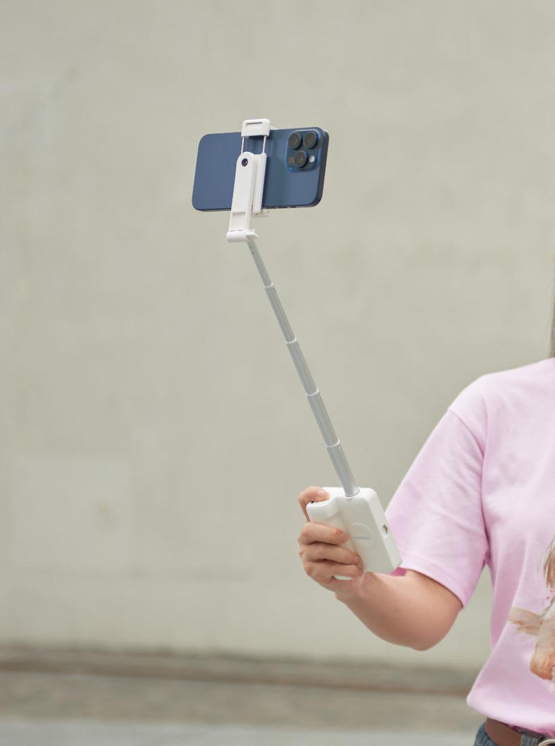Porodo Lifestyle 3-In-1 Bluetooth Selfie Stick [O]- اضاءة - للتصوير - متوافقة مع جميع الاجهزة