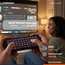 Porodo Miko Mini Keyboard 6-Axis Gyro Sensor [O] - ريموت + لوحة مفاتيح - ميني - مناسب لجميع انواع الاجهزة - بورودو