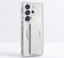 Vip Grip with Magsafe Strong Magnetic Clear Case S26 Ultra - Grey [H] كفر حماية - ماغ سيف - ماسكه وستاند بالطول والعرض - مغناطيس