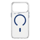 Clear Case with MagSafe - Blue - كفر ايفون مع ماغ سيف - شفاف
