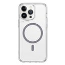 Clear Case with MagSafe - Grey - كفر ايفون مع ماغ سيف - شفاف
