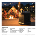 Pawa GaN-Tower Powerstrip 2500W [O] -  موزع شحن  2500 واط  - 4 منفذ كهرباء + 1 منفذين تايب سي - قوة 20 واط - 2 منفذين يو اس بي اي - كفاله 24 شهر