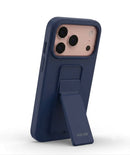 iPhone Case - Stand and  Function - Blue [H]- كفر مقاوم للصدمات + مسكة + ستاند + مغناطيس