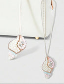 Sea shells Bag charm - Handmade - علاقة - جنطة - صناعه يدوية