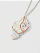 Sea shells Bag charm - Handmade - علاقة - جنطة - صناعه يدوية