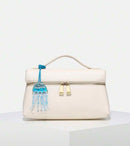 Jellyfish Blue Bag charm - Handmade - علاقة - جنطة - صناعه يدوية