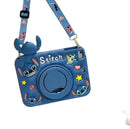 Panda iPad Case - Blue [H] - كفر ايباد حماية عالية - مع مسكة + ستاند + ومكان للقلم - مقاوم للسوائل