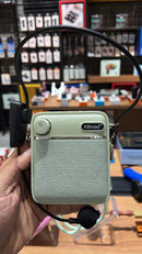 Portable Voice Amplifier Megaphone Mini Audio Speaker With Microphone Rechargeable Ultralight Loudspeaker Blue [H] - سبيكر مكبر صوت - بلوتوث + ميكروفون - كفالة 12 شهر