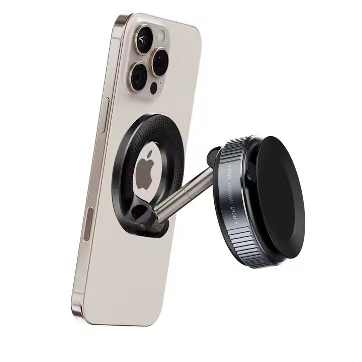 Car Magnetic Phone Holder (D4) - ستاند سيارة مناسب لجميع انواع الاجهزة - شفط بدون شحن - دوران 360 درجة - ماغ سيف