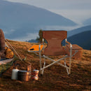 Porodo Lifestyle Outdoor Folding Director Chair – Brown [O] -كرسي تخييم - قابل للطي - بورودو