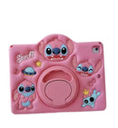 Panda iPad Case - Pink [H] - كفر ايباد حماية عالية - مع مسكة + ستاند + ومكان للقلم - مقاوم للسوائل