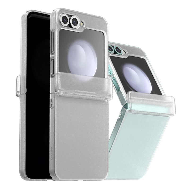 Araree Nukin 360 With Hinge Protection Case For Samsung Galaxy Z Flip 6 - clear matt [A] - كفر سامسونج  - حماية عالية - ماغ سيف - شفاف مطفي