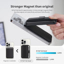 Sinjimoru M-Pull Tab Stand Magsafe Wallet- black [V] - مسكة ومحفظة للبطاقات وستاند - ماغ سيف مغناطيس - لاجهزة الايفون
