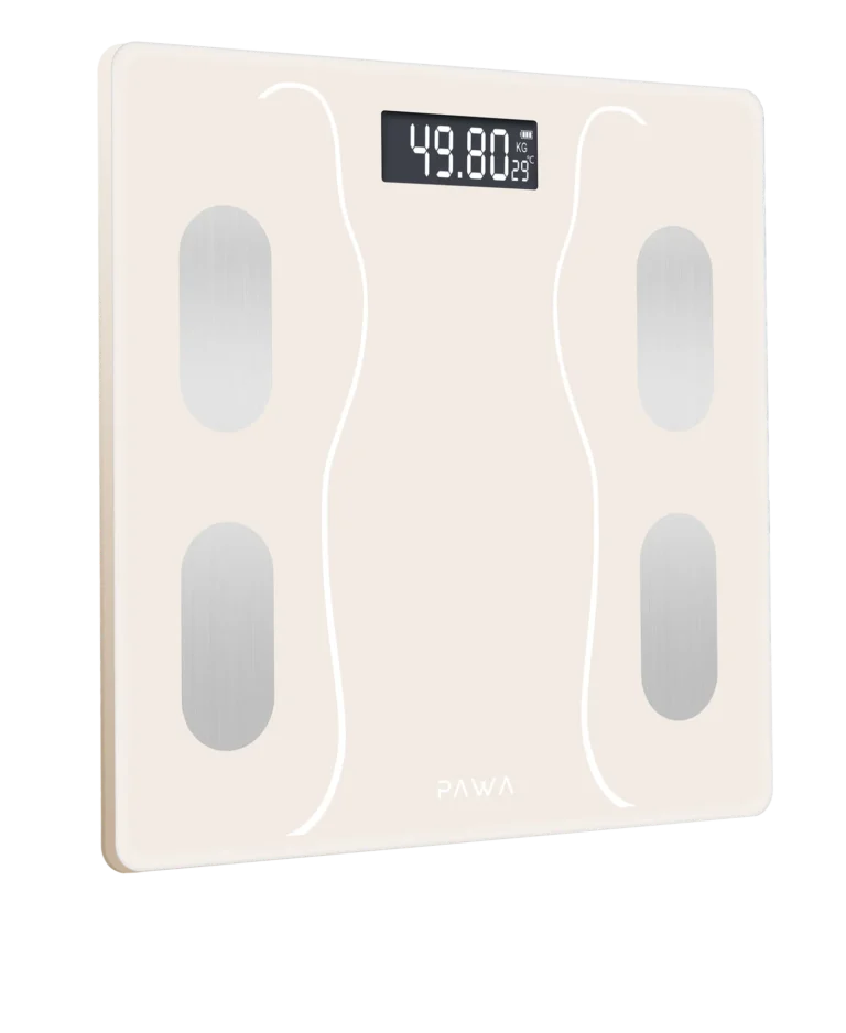 Pawa Smart Body Scale with Body Analysis APP - Beige [O] - ميزان ذكي - كفالة 24 شهر