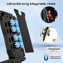 Promate Axon-Ultra All-in-one Magnetic Smartphone Mount with LED Light - BLACK [BO] - حامل مغناطيسي متكامل للهواتف الذكية مع إضاءة - اضاءات مختلفة