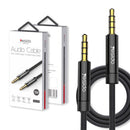 YESIDO YAU14 1M AUX 3.5MM Cable – Black - كيبل AUX