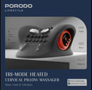 Porodo Lifestyle Tri-Mode Heated Cervical Pillow Massager Wave, Heat & Vibration [O] - مخدة مساج - ذكية من بورودو لايف ستايل - كفالة 24 شهر