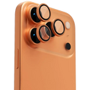 Levelo LucentTrio Lens Protector for iPhone 17 Pro/Pro Max - Orange - حماية لعدسة كاميرا الهاتف - حبات - ايفون 17 برو / 17 بروماكس - ليفيلو