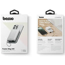 Bazic Fusion MagSafe PowerBank 10000mAh med USB-C Kabel - Vanilla - بطارية متنقلة - بيزك - قوة 10000 -  تايب سي - 1 منفذ تايب سي - ماق سيف - شاشة رقمية - كفالة 24 شه
