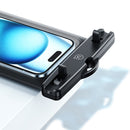 USAMS  Double Pocket Waterproof Bag - Black - كفر ضد الماء - مزدوج - لجميع انواع واحجام الاجهزة