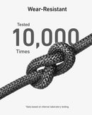 Anker 544 USB-C to USB-C 140W (Bio-Nylon) (0.9m/3ft) - Black [D] - سلك شحن - انكر - تايب سي الى تايب سي - طول 90 سم - قوة 140 واط - كفالة 18 شهر