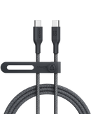 Anker 544 USB-C to USB-C 140W (Bio-Nylon) (0.9m/3ft) - Black [D] - سلك شحن - انكر - تايب سي الى تايب سي - طول 90 سم - قوة 140 واط - كفالة 18 شهر