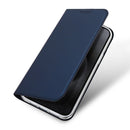 DUX DUCIS Skin Pro Folio Case - Blue - كفر جلد مع محفظة - حماية عالية - ستاند بالعرض