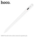 Hoco Active Universal Capacitive Apple Pencil - White [H] قلم الكتروني - هوكو - لجميع انواع الاجهزة - كفالة 12 شهر